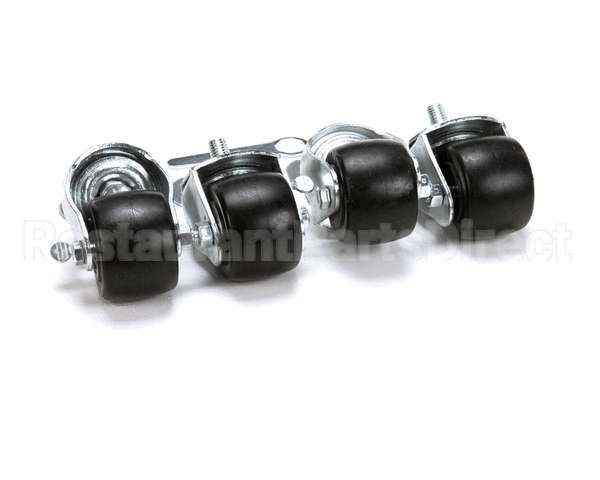 830280 TRUE Caster 2-1/2, 1/2Stem, St/4 Silver 2 Loc