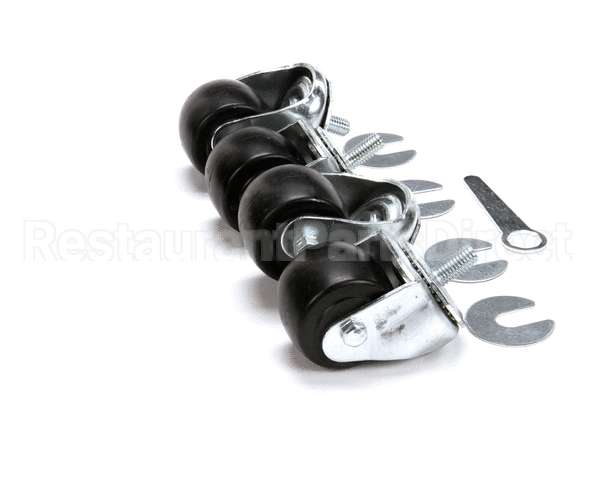 830280 TRUE Caster 2-1/2, 1/2Stem, St/4 Silver 2 Loc