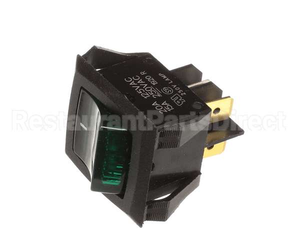 83554 Perfect Fry Switch, Rocker 250Vac Green