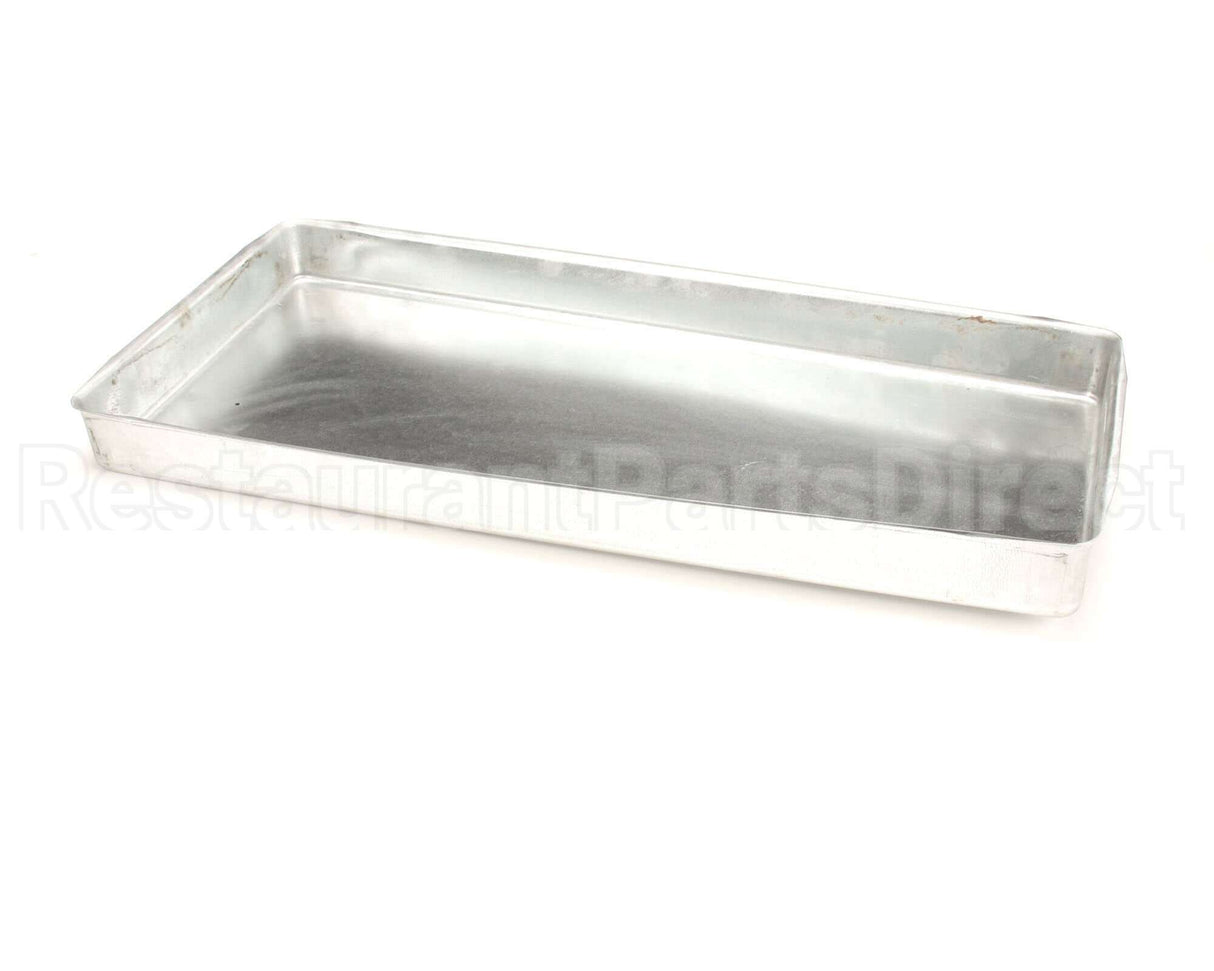 912540 TRUE Pan, Drain Cond Metal W/Hole 24 1/2 X 11