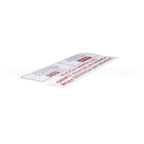 96705 Henny Penny Label-Operational Haz, Aus