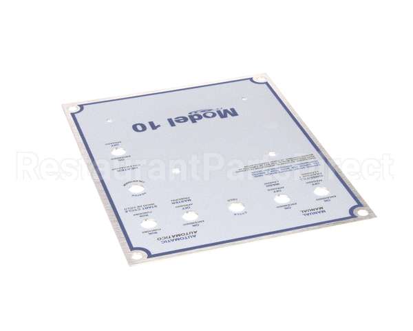 9905-500-07-10 Jackson A-Panel, Control Decal W/Overload