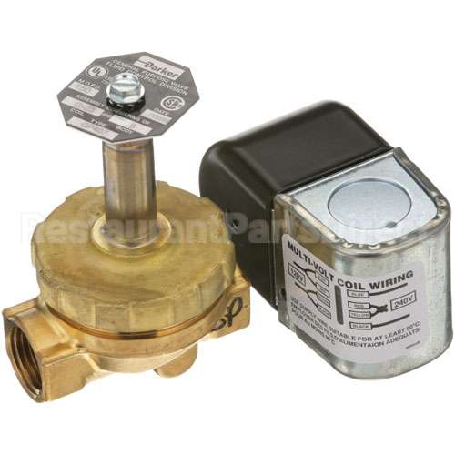 998261 Compatible Hobart Solenoid Valve 1/2" 120/240V