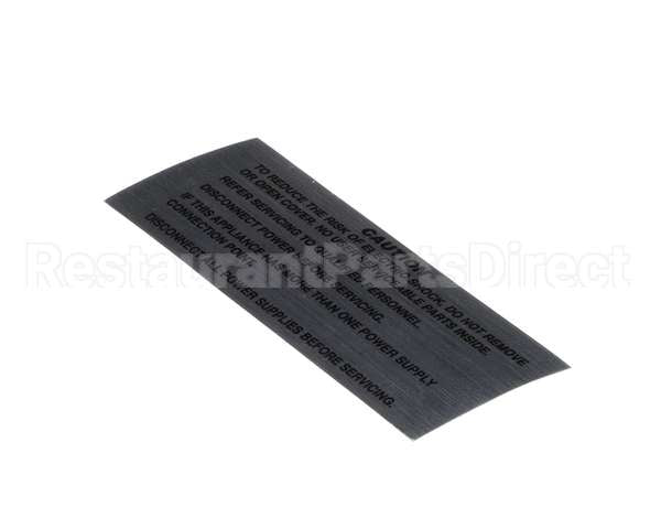 A101295 Grindmaster Cecilware Decal, Caution All Amw Equipme