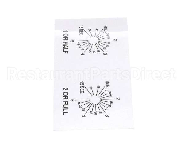 A546-111 Grindmaster Cecilware P-150A Timer Lbldecal