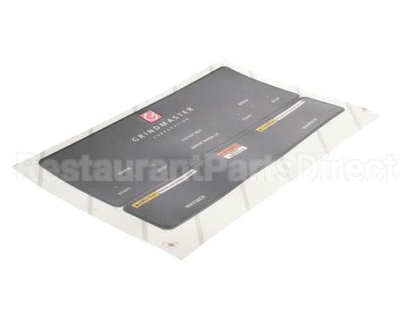 A546-129 Grindmaster Cecilware P-400 Control Panel Overlay Black