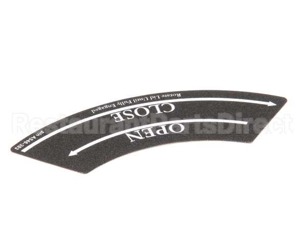 A546-393 Grindmaster Cecilware Decal,Shuttle Lid