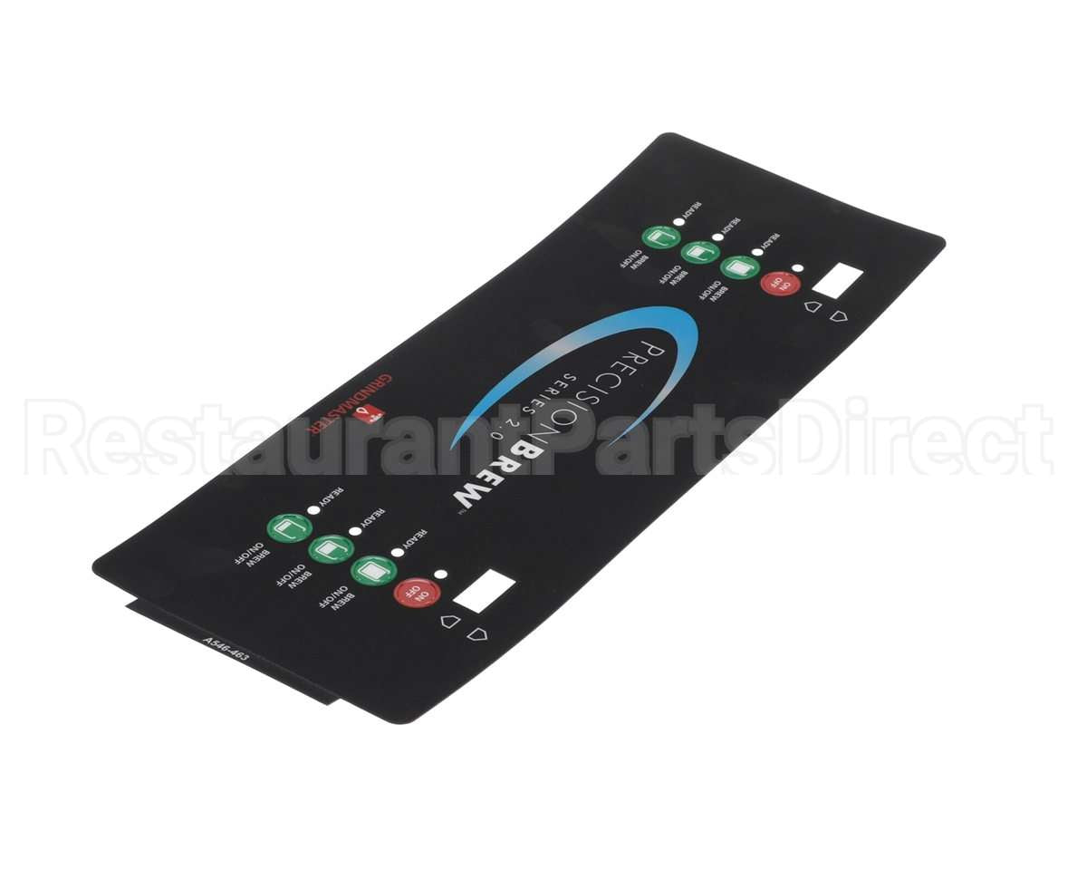 A546-463 Grindmaster Cecilware Decal, Top Panel Pb430 2Nd
