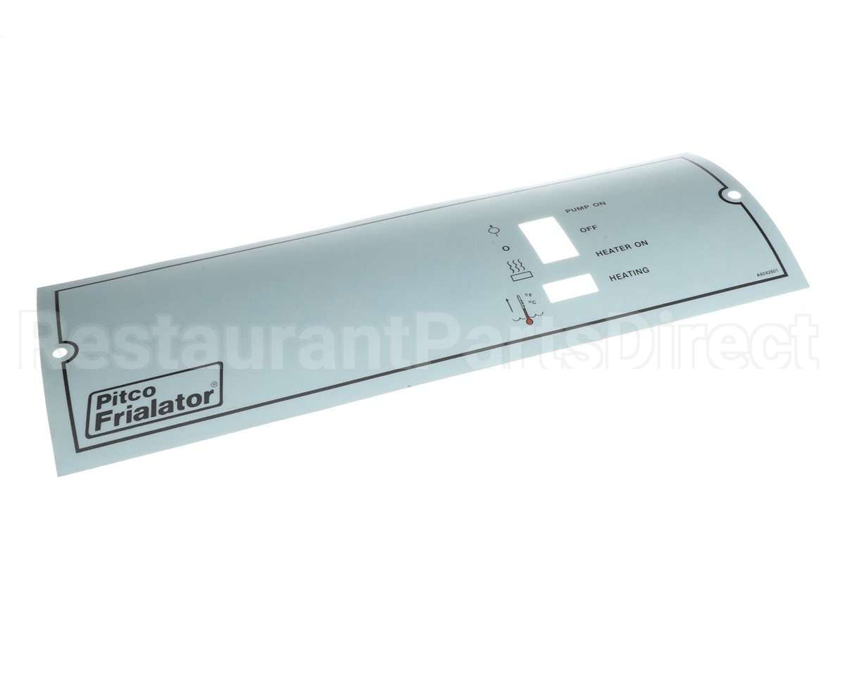 A6042801 Pitco Label,Ovrly Fr Pnl Bif 14,18-H