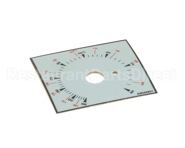 A6044901 Pitco Label,Ovrelay Thermostat Bhd Dr 7,14,18