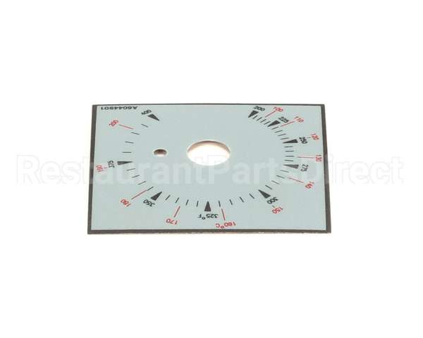 A6044901 Pitco Label,Ovrelay Thermostat Bhd Dr 7,14,18