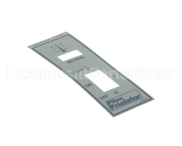 A6066401 Pitco Label,Ovly Fr Panel 7-2,7-3,7-4 Wk