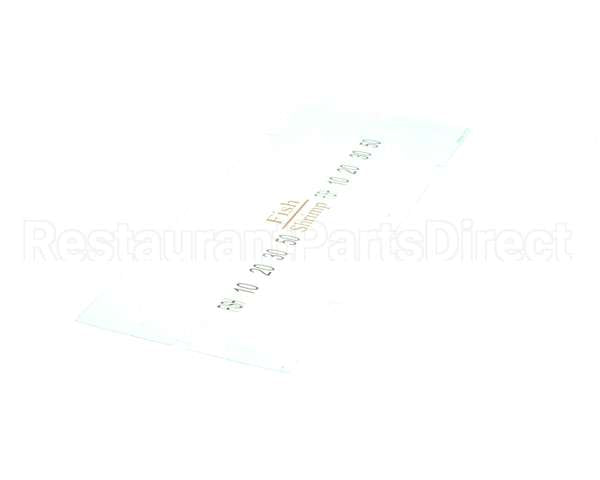 A6085505 Pitco Label,Ovrelay Hooters Fish/Shrimp