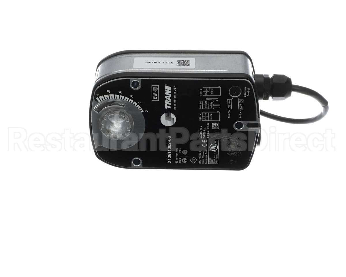 ACT00524 Trane Actuator, 35 In-Lbs Min Torque, Spring R