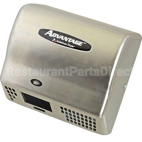 AD90-SS Compatible American Hand Dryer Dryer, Handnotouch, Advan Tage Stainless Steel
