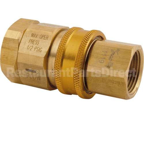 AG5E Compatible TS Brass Disconnect, Quick, 1", T&S