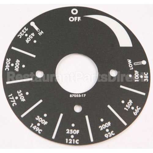AS-8705517 Compatible Apw Electric Griddles Plate Dial