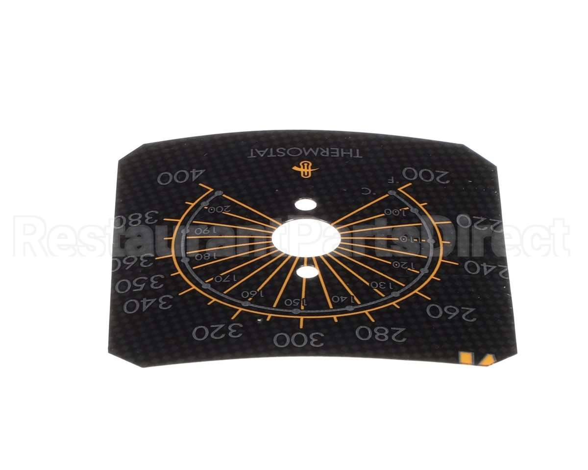 AT2L-2715-5 Accutemp Overlay, Control Panel Elec/Gas Internal