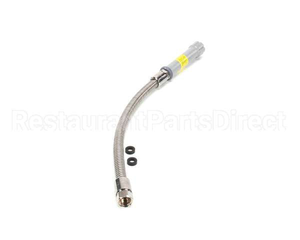 B-0020-H T&S Brass 20 Flexible S'steel Hose W/ Gray Handle