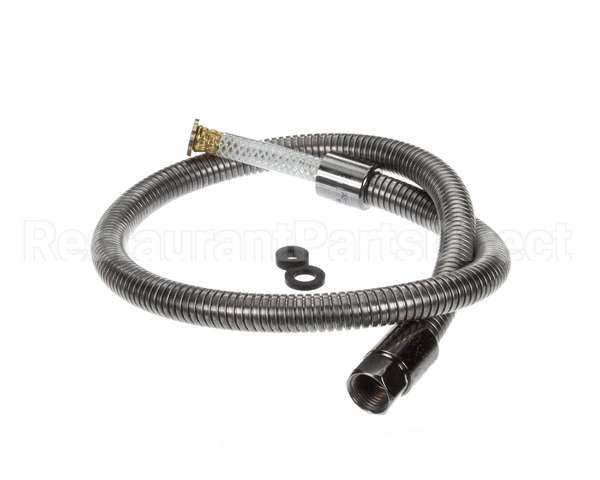 B-0042-H2A T&S Brass Hose, 42 Flexible Stainless Steel, Less