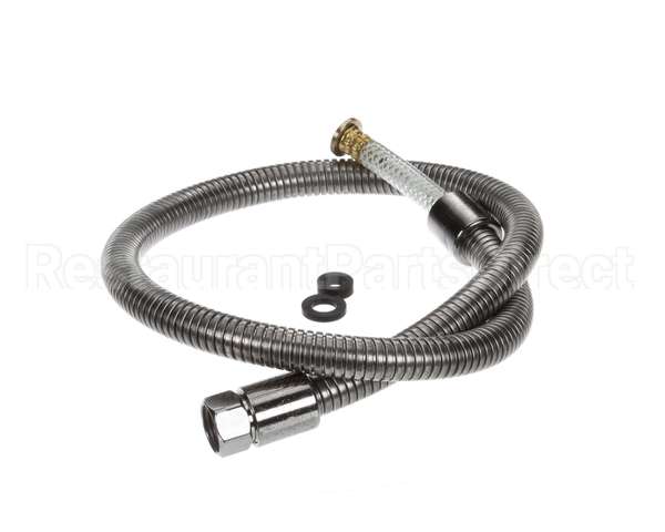 B-0042-H2A T&S Brass Hose, 42 Flexible Stainless Steel, Less