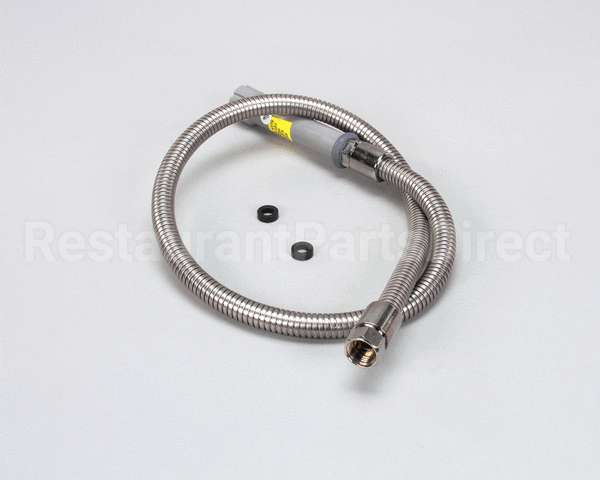 B-0044-H T&S Brass Hose, 44 Flexible Stainless Steel (Gray