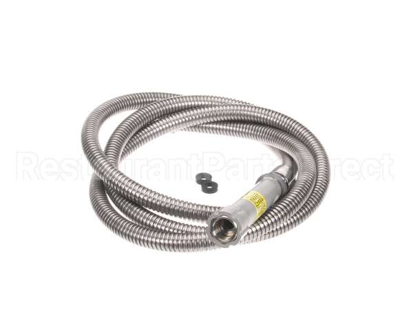 B-0096-H T&S Brass Hose, 96 Flexible Stainless Steel (Gray