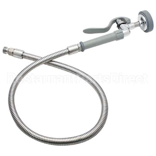 B-0100-M Compatible TS Brass Hose Assembly 44" T&S