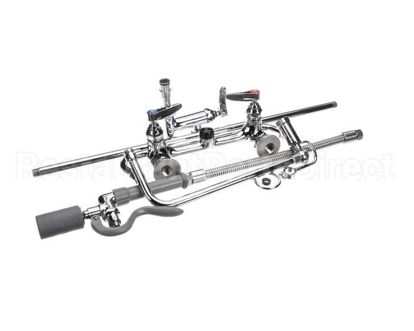 B-0131-ADF12-BC T&S Brass 8 Wall Mount Pre-Rinse, B-0107-C Spray V