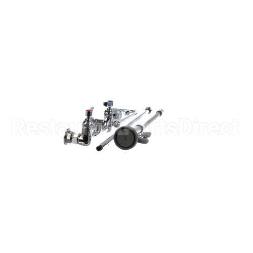 B-0131-B T&S Brass Pre-Rinse, Overhead Swivel Arm, 8 Wall M