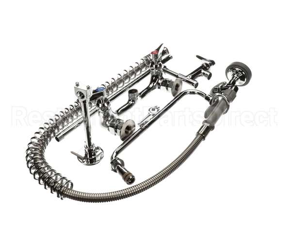B-0133-12-CR-B T&S Brass Pre-Rinse Unit W/ Ceramas & Wall Bracket