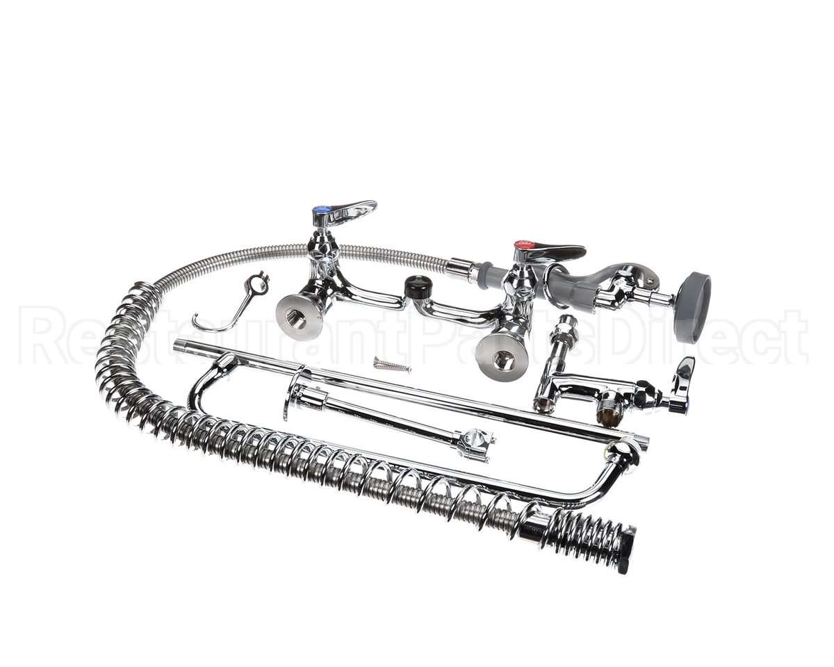 B-0133-ADF14-B T&S Brass Easyinstall Pre-Rinse, Spring Action, 8