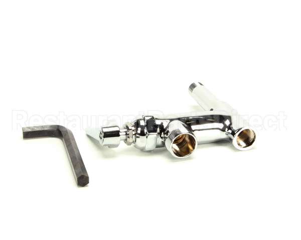B-0155-LN T&S Brass Add-On Faucet W/ Lever Handle, Less Nozz