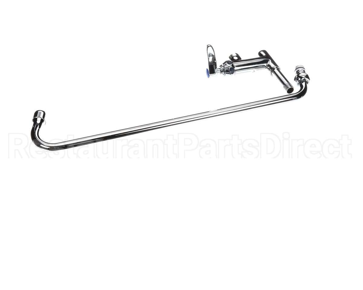 B-0157 T&S Brass Addon Faucet 18 Nozzle Lever Handle