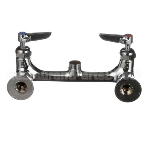 B-0230-CR-LN T&S Brass 8 Wall Mount Mixing Faucet, Sc-Cerama Ca