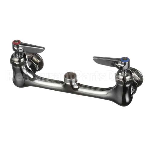 B-0230-CR-LN T&S Brass 8 Wall Mount Mixing Faucet, Sc-Cerama Ca