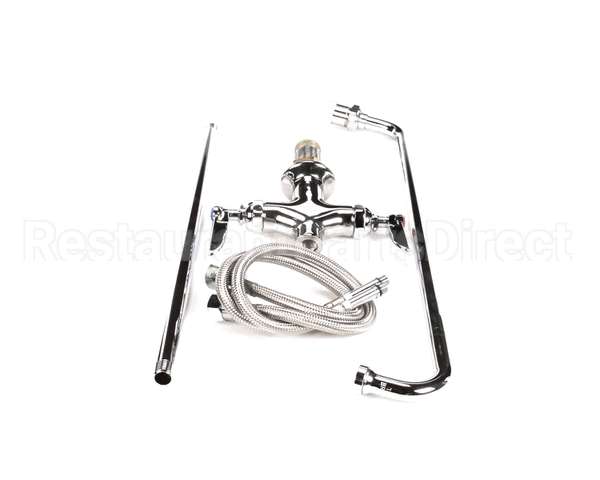 B-0270 T&S Brass Double Pantry Faucet Single Hole Base