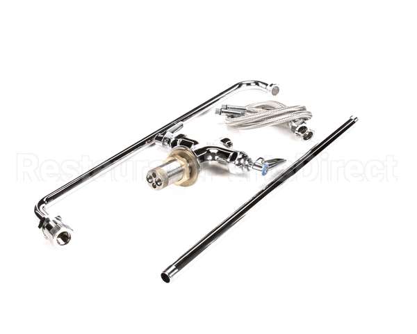 B-0270 T&S Brass Double Pantry Faucet Single Hole Base