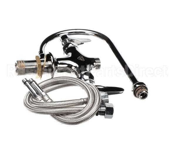 B-0300 T&S Brass Double Pantry Faucet, Single Hole Base,