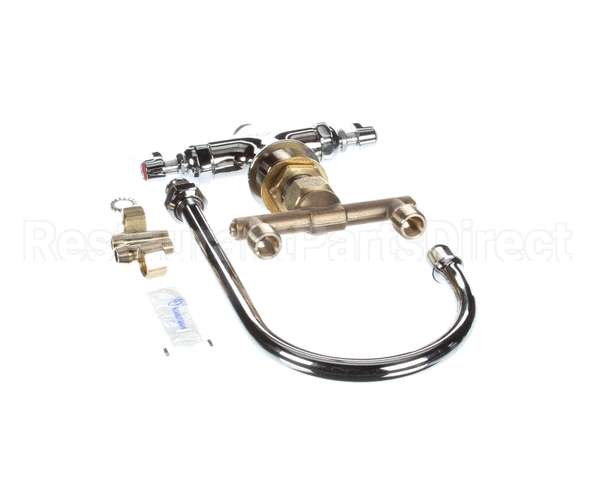 B-0301-01 T&S Brass Double Pantry Faucet, Single Hole Base,