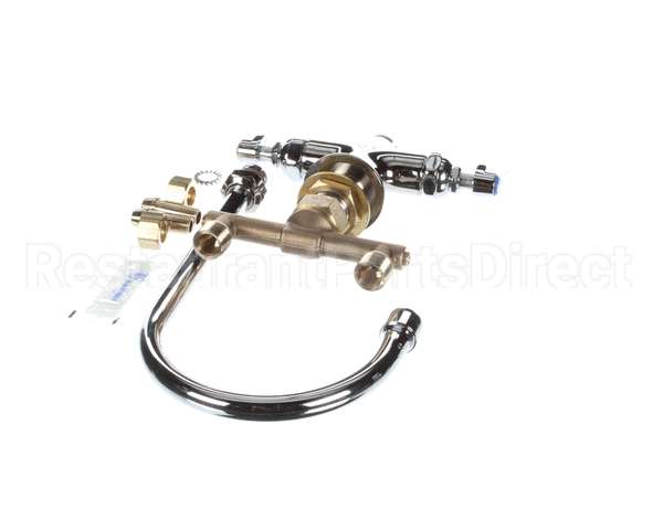 B-0301-01 T&S Brass Double Pantry Faucet, Single Hole Base,