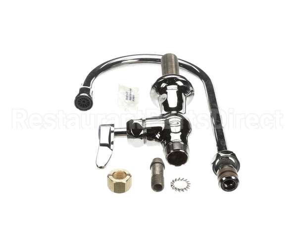 B-0305-CR-TL T&S Brass Single Pantry Faucet, Deck Mount, Cerama