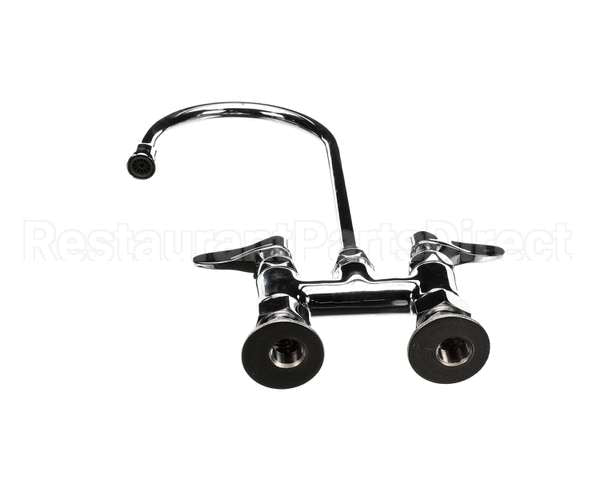 B-0325 T&S Brass Double Pantry Faucet, Deck Mount, 4 Cent