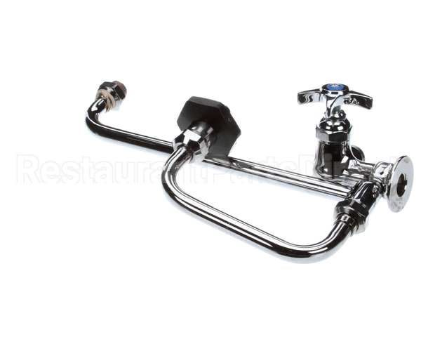 B-0592 T&S Brass Pot Filler, Wall Mount, Single Control,