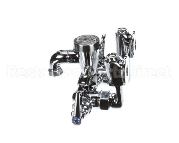 B-0669-POL T&S Brass Service Sink Faucet, Wall Mount, Adjusta