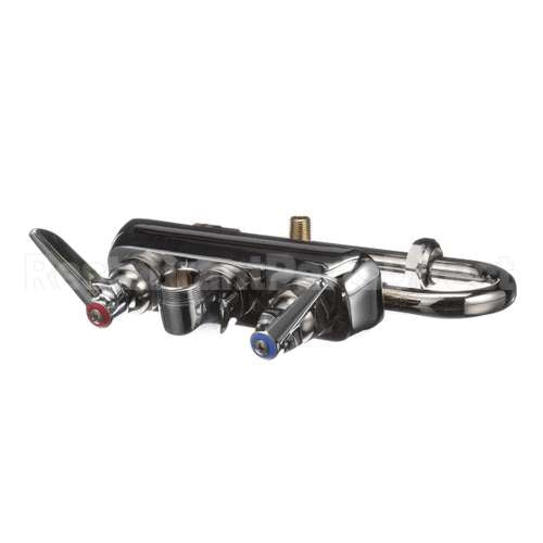 B-1115-132X T&S Brass Workboard Faucet, Wall Mount, 4 Centers,