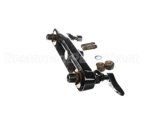 B-1120-LN T&S Brass Workboard Faucet, Deck Mount, 8 Centers,