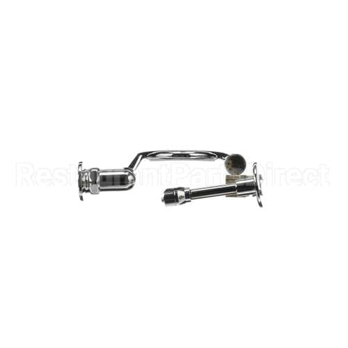 B-2456-W T&S Brass Wall Mount Elbow, 123X Rigid Gooseneck,