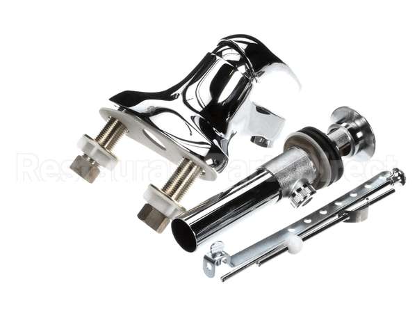 B-2710 T&S Brass Single Lever Faucet, 4 Centerset, 4 Hand