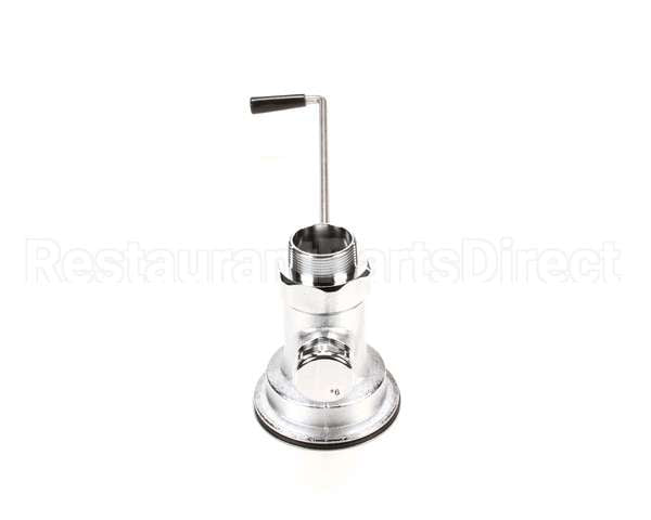 B-3950-XL T&S Brass Waste Drain Valve, Long Twist Handle, 3-